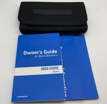 2020 Honda Civic Hatchback Owners Manual Set with Case OEM B03B24015