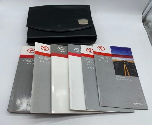 2012 Toyota Camry Owners Manual Set with Case OEM R01B34012