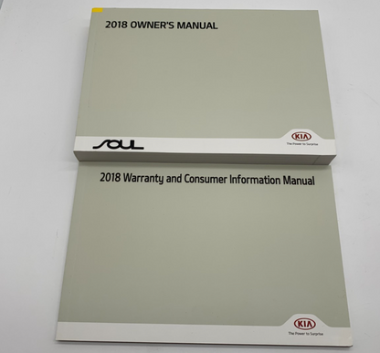 2018 Kia Soul Owners Manual Set OEM B04B36012