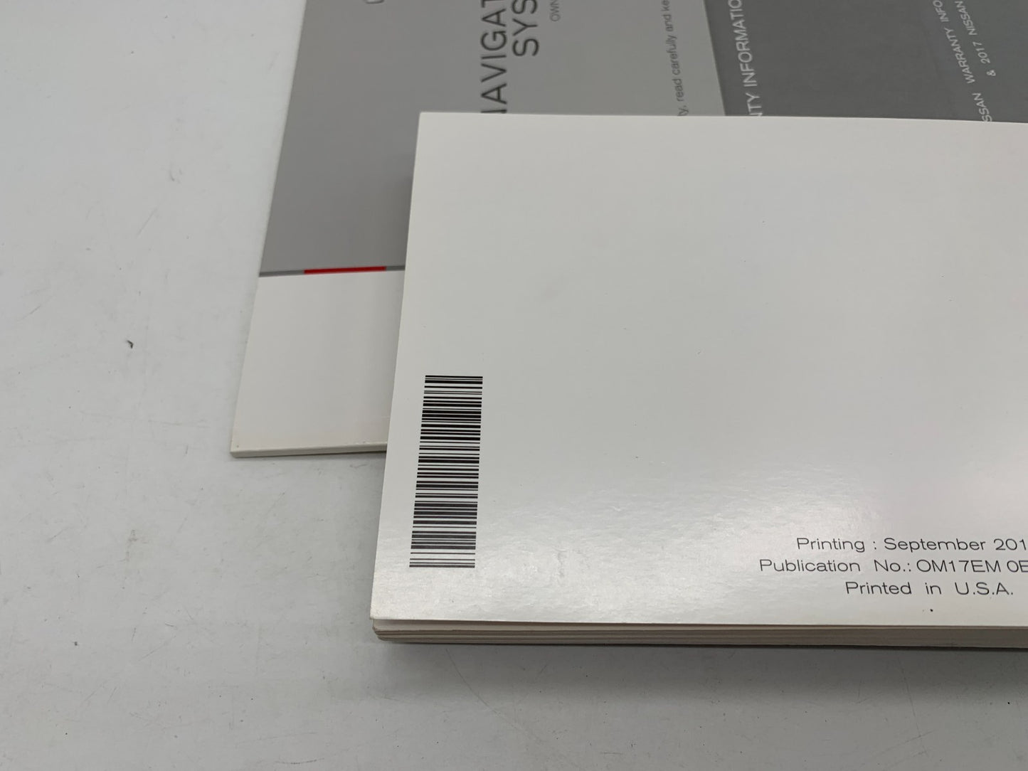 2017 Nissan Versa Note Owners Manual Set with Case OEM