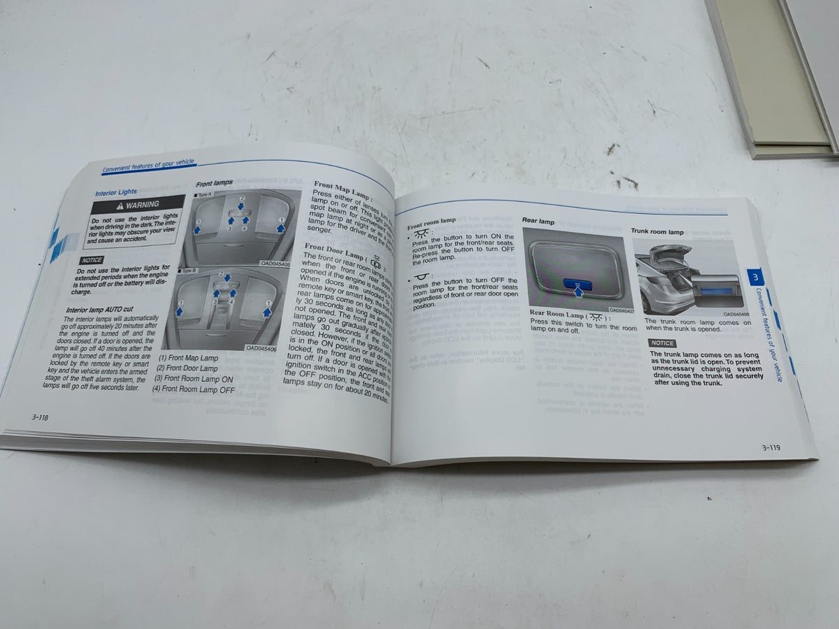 2017 Hyundai Elantra Owners Manual Set OEM A03B43011