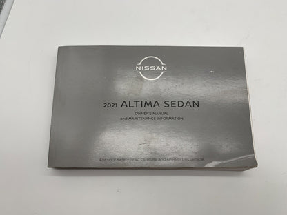 2021 Nissan Altima Owners Manual Set with Case OEM C02B20010