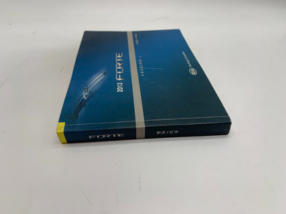 2013 Kia Forte Owners Manual Hanbook OEM B04B34031