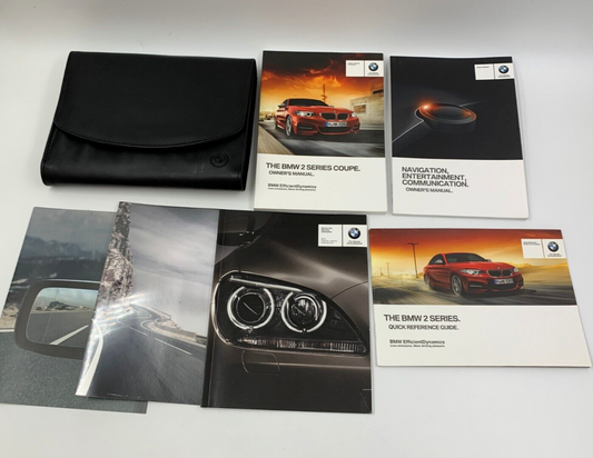 2015 BMW 2 Series Coupe Owners Manual Set with Case OEM D03B44006
