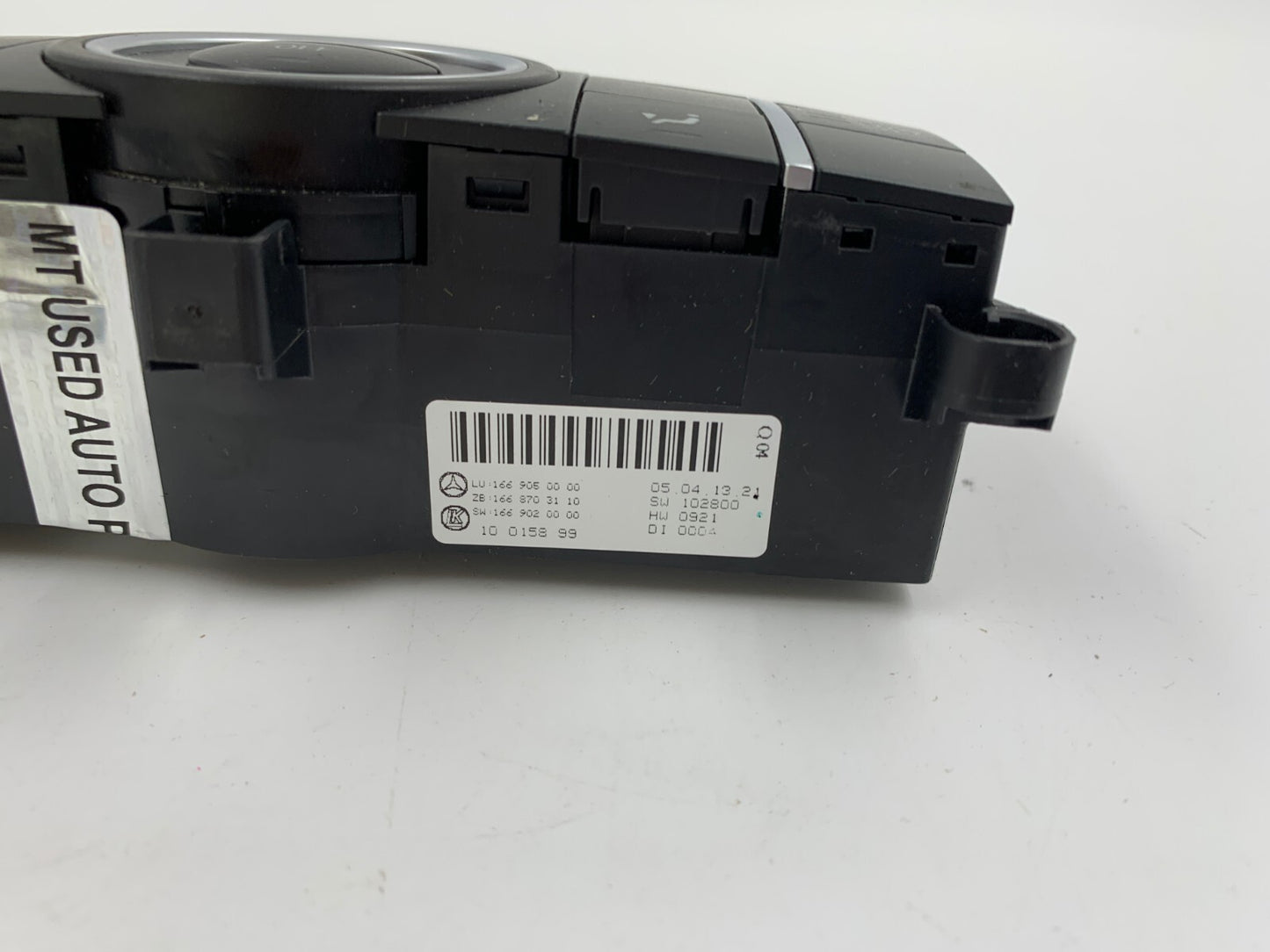 2012-2013 Mercedes-Benz ML350 Rear AC Heater Climate Control Unit OEM A02B30011
