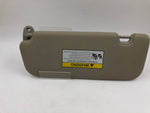 2014-2016 Kia Forte Passenger Sun Visor Sunvisor Gray OEM D01B23069