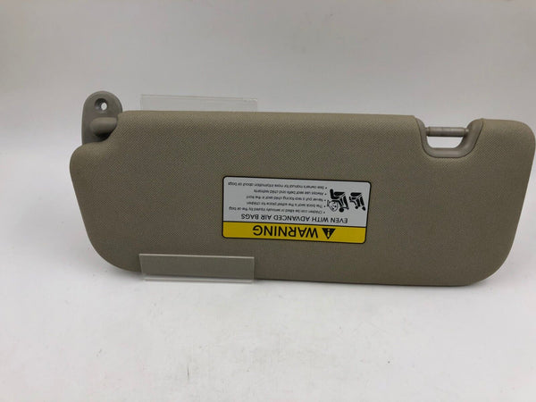 2014-2016 Kia Forte Passenger Sun Visor Sunvisor Gray OEM D01B23069