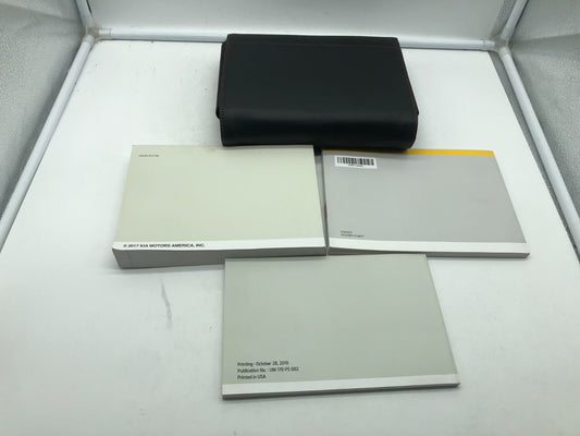 2017 Kia Optima Owners Manual Set with Case OEM D03B06006