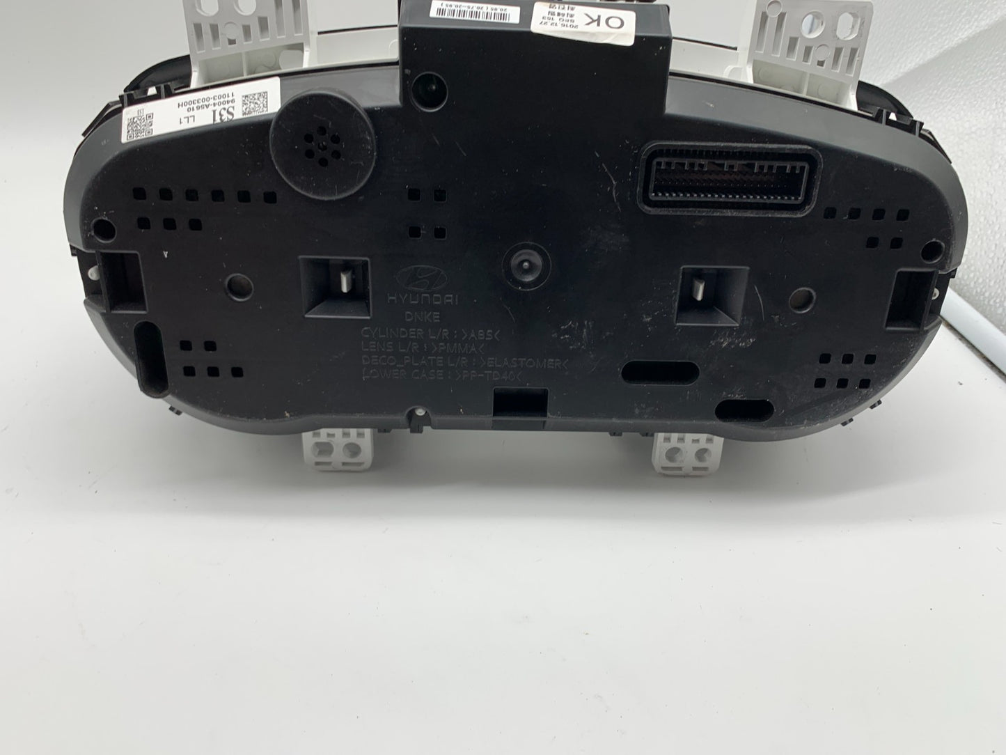 2016-2017 Hyundai Elantra Hatchback GT Speedometer Cluster 44725 Miles C01B08002