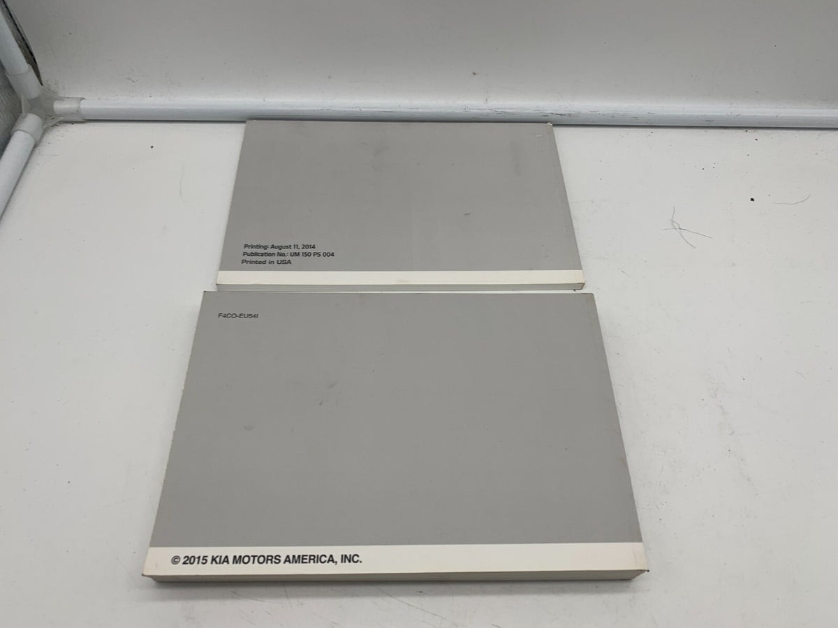 2015 Kia Optima Owners Manual Set with Case OEM R01B23019
