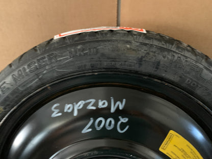 2004-2013 Mazda 3 Mazda3 16" Spare Tire Compact Donut T125/70D16