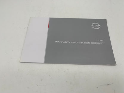 2007 Nissan Altima Owners Manual Set with Case OEM C02B17093