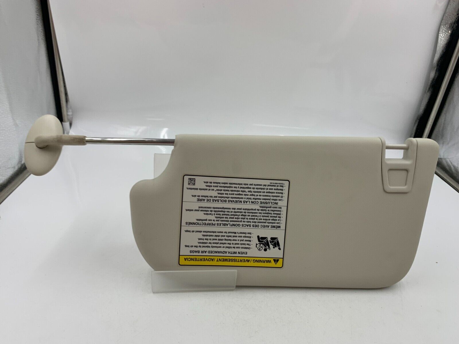 2013-2018 Ford Escape Passenger Sunvisor Sun Visor Gray OEM B03B52087