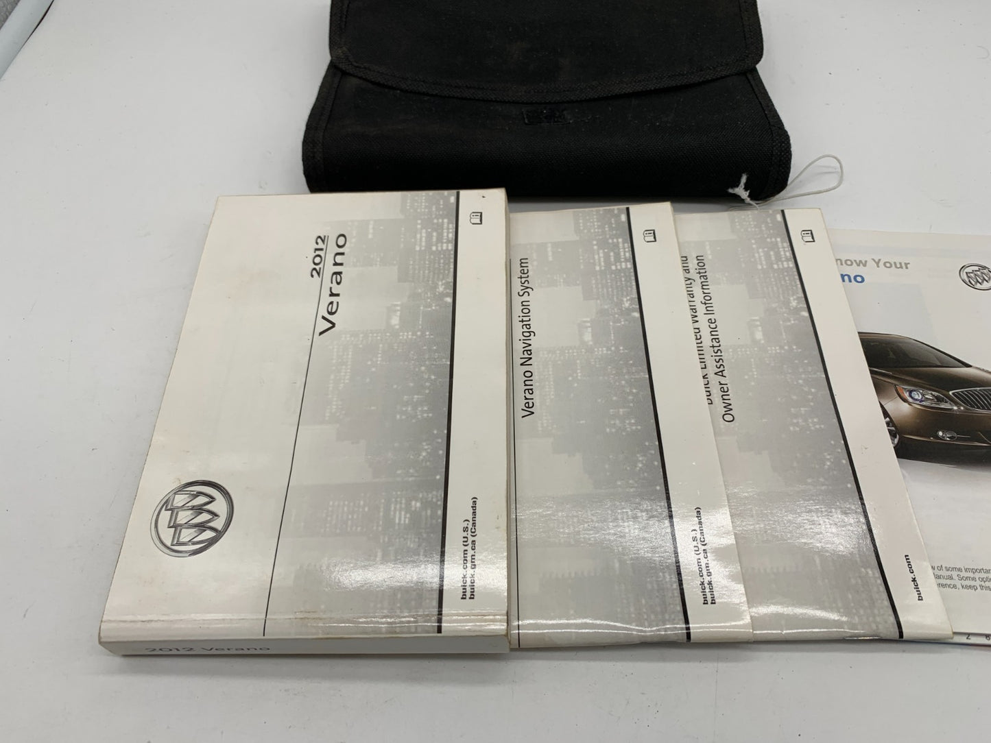 2012 Buick Verano Owners Manual Set with Case OEM A04B28005