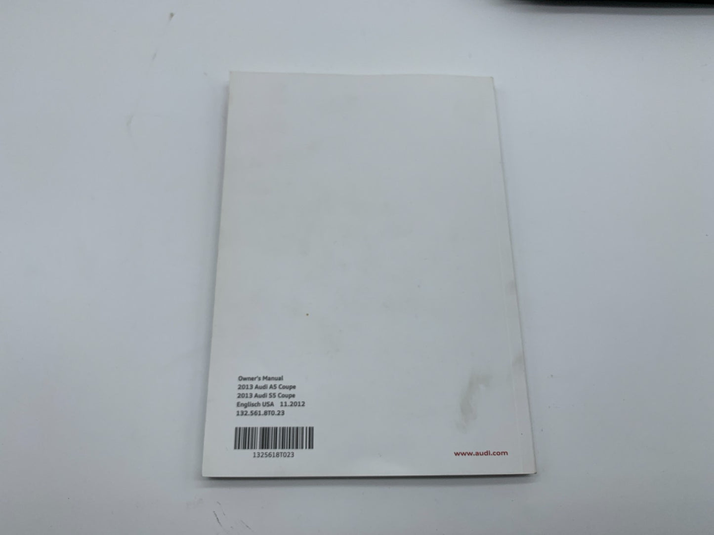 2013 Audi A5 Sedan Owners Manual Set with Case OEM C04B59024