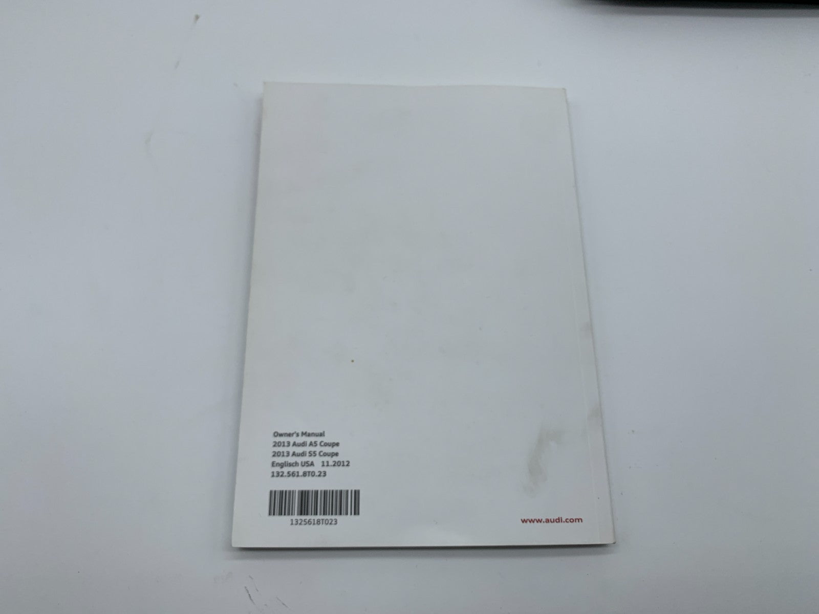 2013 Audi A5 Sedan Owners Manual Set with Case OEM C04B59024