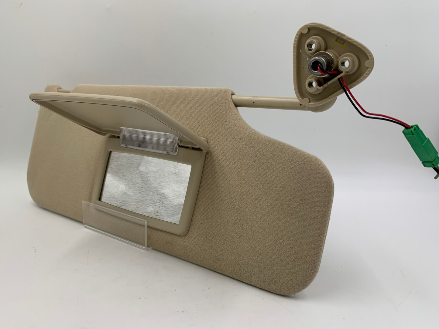 2005-2007 Mercury Montego Passenger Sun Visor Illuminated Tan OEM C04B66005
