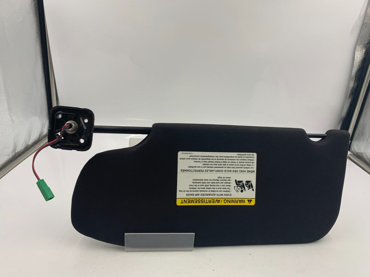 2010-2016 Lincoln MKS Passenger Sun Visor Black Illuminated OEM A01B02088