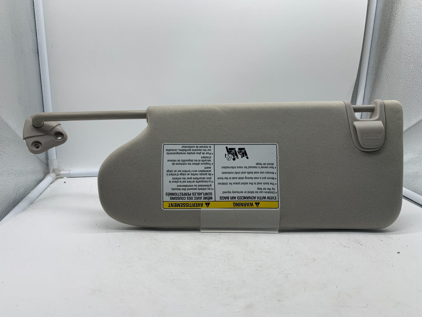 2013-2019 Nissan Altima Passenger Sun Visor Gray Illumination OEM A04B48004