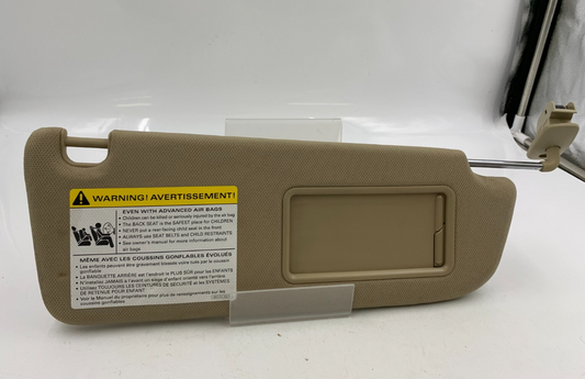 2005-2011 Audi A6 Passenger Sun Visor Brown Illuminated OEM B01B10002