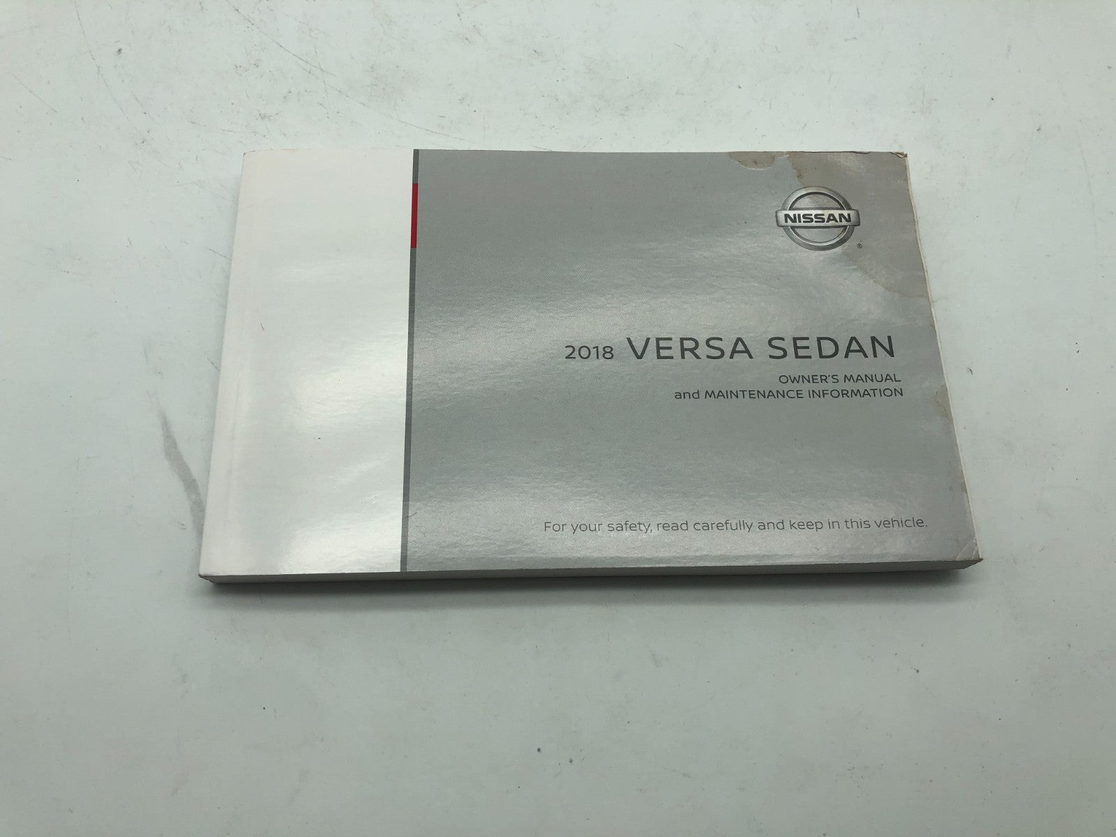 2018 Nissan Versa Sedan Owners Manual Set with Case OEM D03B07001