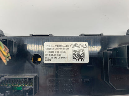 2015-2018 Ford Focus AC Heater Climate Control Unit OEM F1ET19980JG