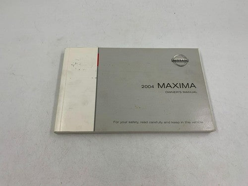 2004 Nissan Maxima Owners Manual Set with Case OEM R01B09006