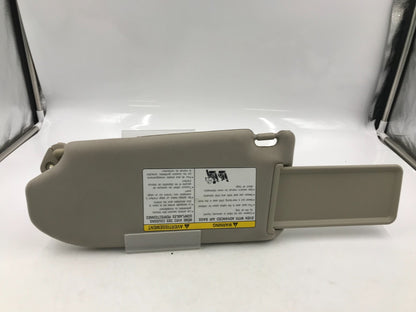 2007-2008 Infiniti G35 Passenger Sun Visor Light Beige Illuminated OEM D01B66009