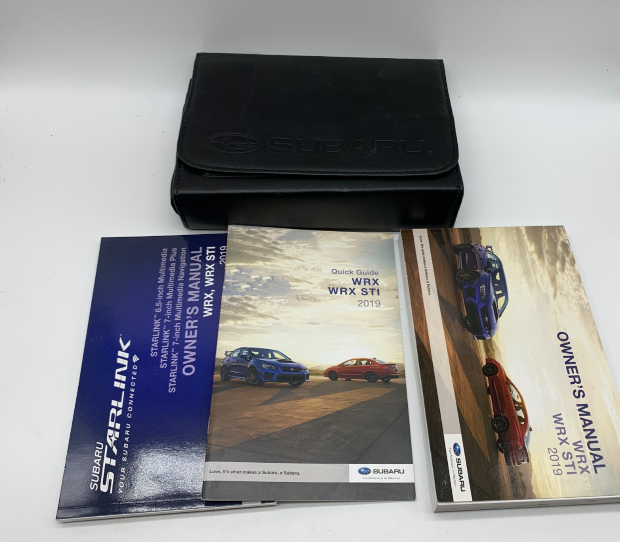 2019 Subaru WRX Owners Manual with Case OEM A02B50058