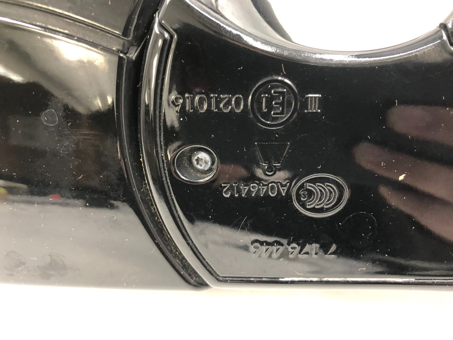 2009-2012 BMW 750i Driver Side View Power Door Mirror Black BSA OEM D03B57001