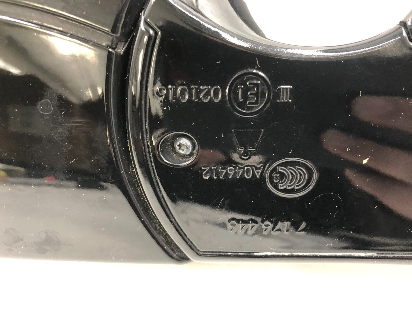 2009-2012 BMW 750i Driver Side View Power Door Mirror Black BSA OEM D03B57001