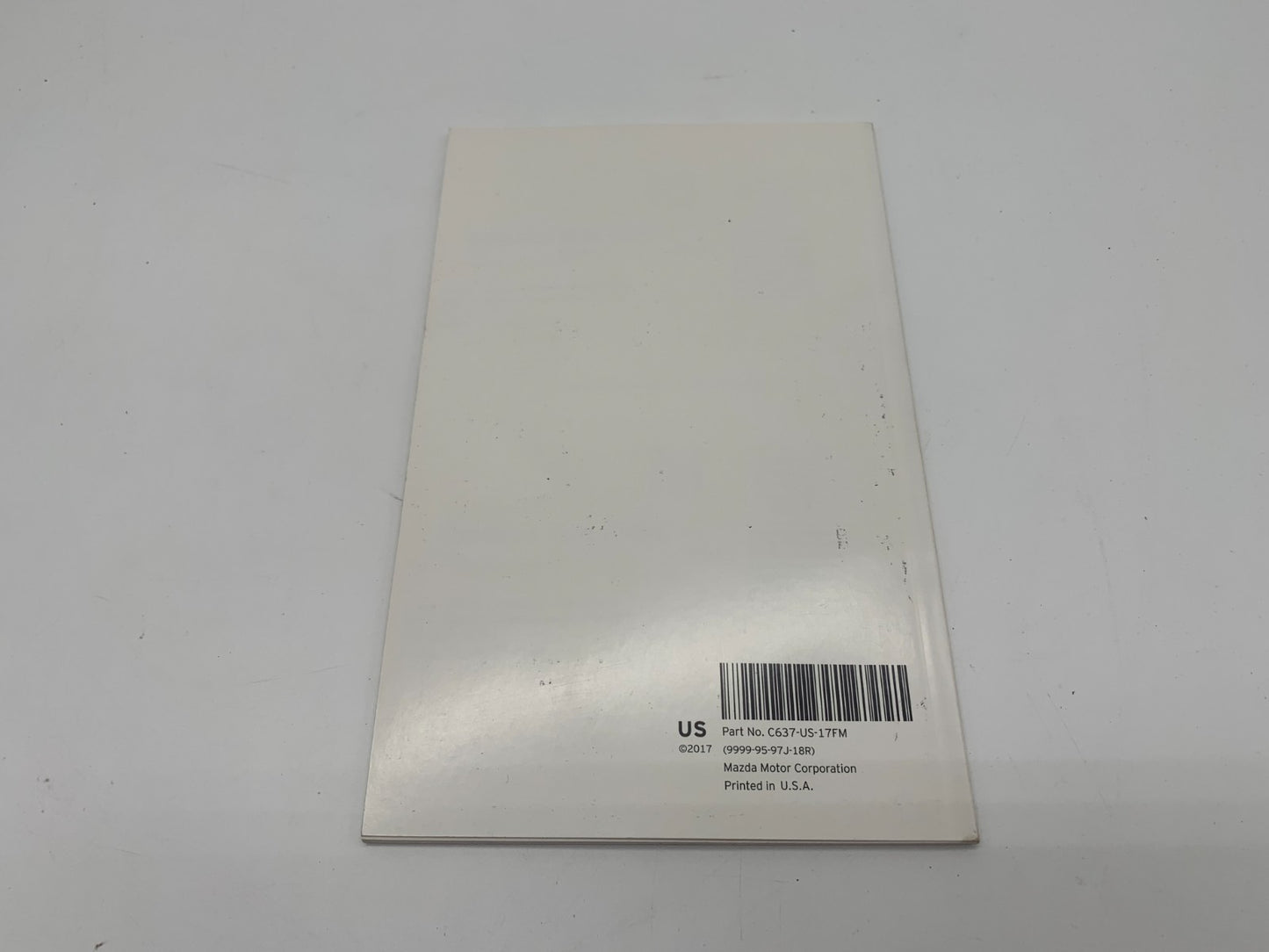 2018 Mazda 3 Owners Manual Set with Case OEM A02B36012