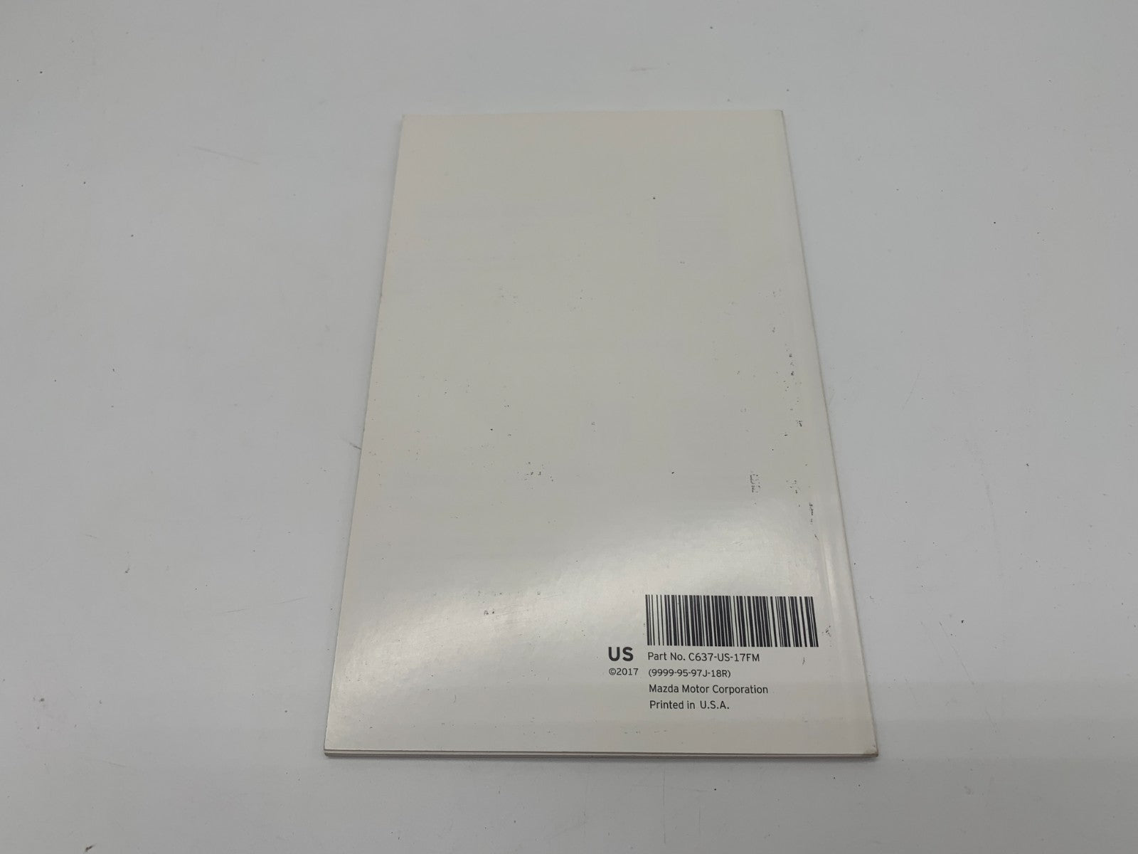 2018 Mazda 3 Owners Manual Set with Case OEM A02B36012