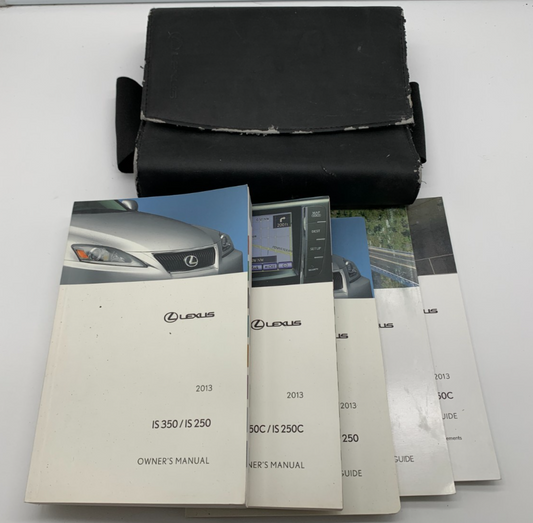 2013 Lexus IS350 IS250 Owners Manual Set with Case OEM C03B44007