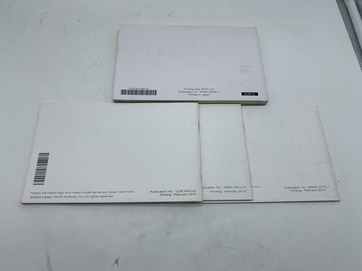 2010 Nissan Rogue Owners Manual Set OEM R01B25022