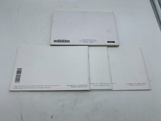 2010 Nissan Rogue Owners Manual Set OEM R01B25022