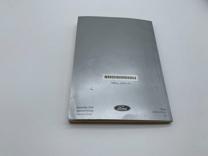 2003 Ford Focus Owners Manual Set with Case OEM B04B04071