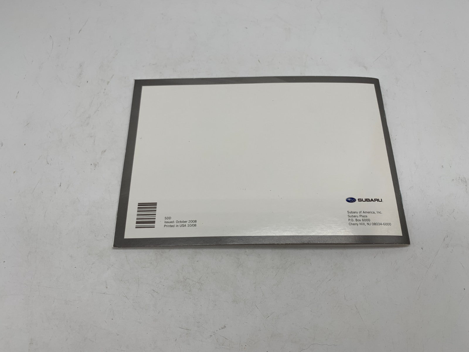 2009 Subaru Legacy Owners Manual Set OEM