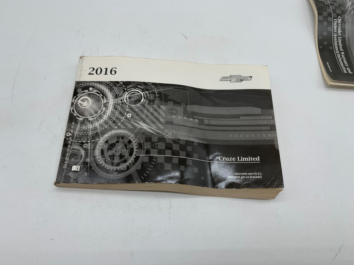 2016 Chevrolet Cruze Limited Owners Manual OEM B01B04004