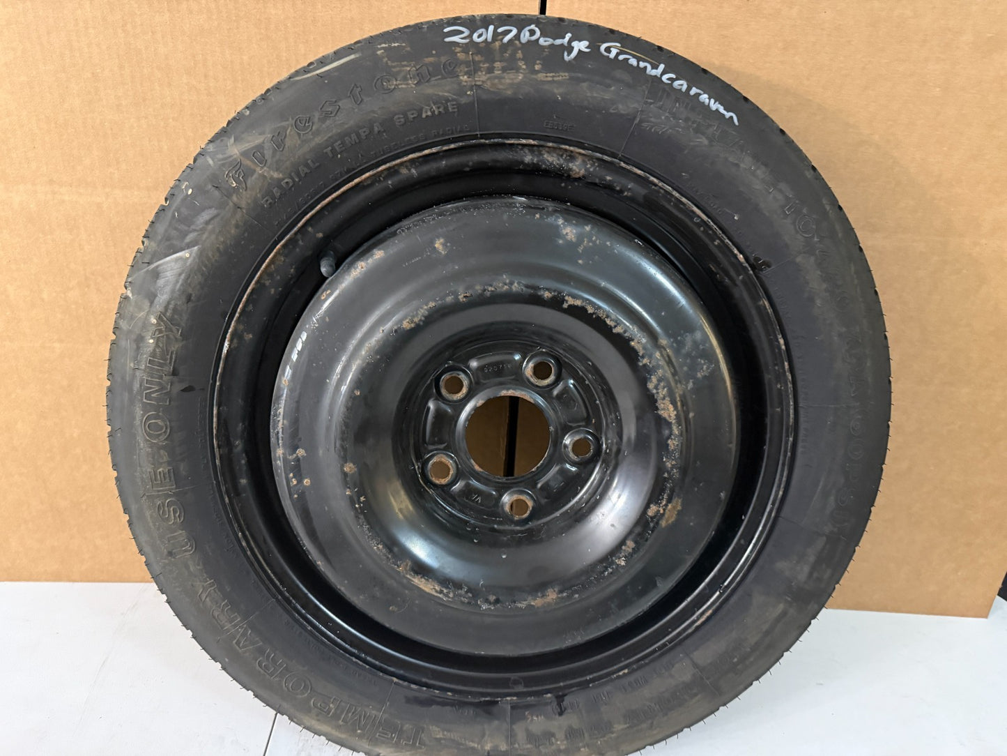 2012-2020 Dodge Grand Caravan 17" Spare Tire Donut Compact Wheel T145/80R17 OEM