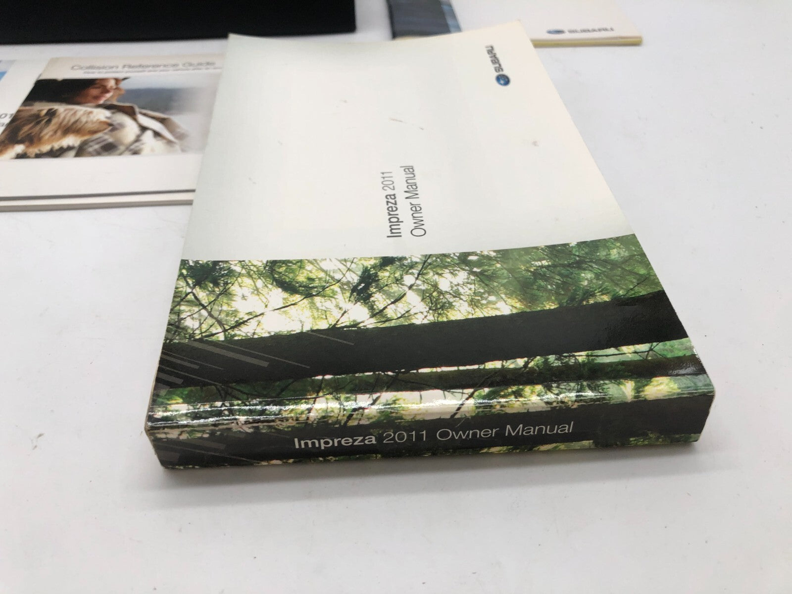 2011 Subaru Impreza Owners Manual Set with Case OEM A01B43084