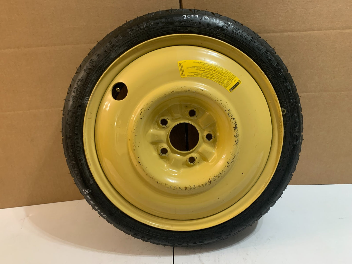 2006-2017 Mazda 5 Mazda5 16" Spare Tire Wheel Compact Emergency Donut T125/70D16