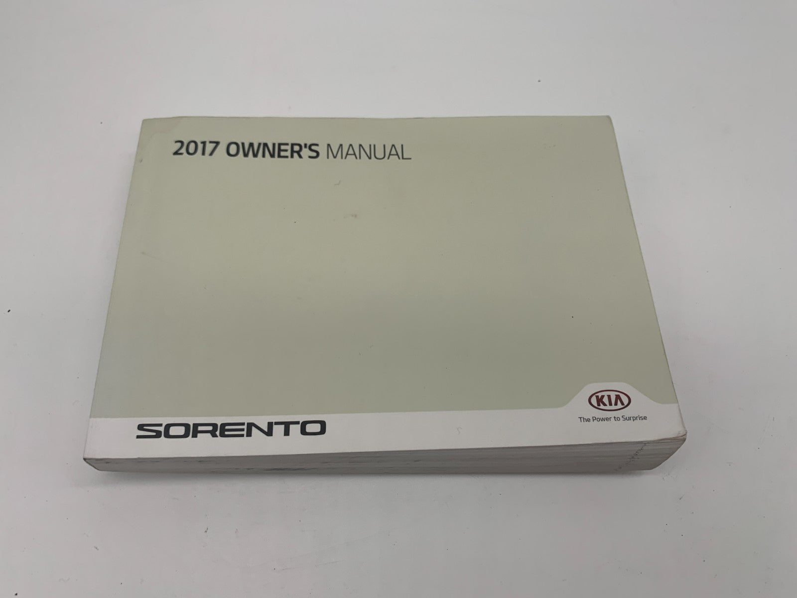 2017 Kia Sorento Owners Manual Set with Case OEM R01B05026