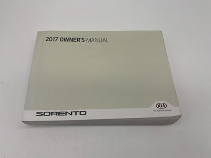 2017 Kia Sorento Owners Manual Set with Case OEM R01B05026