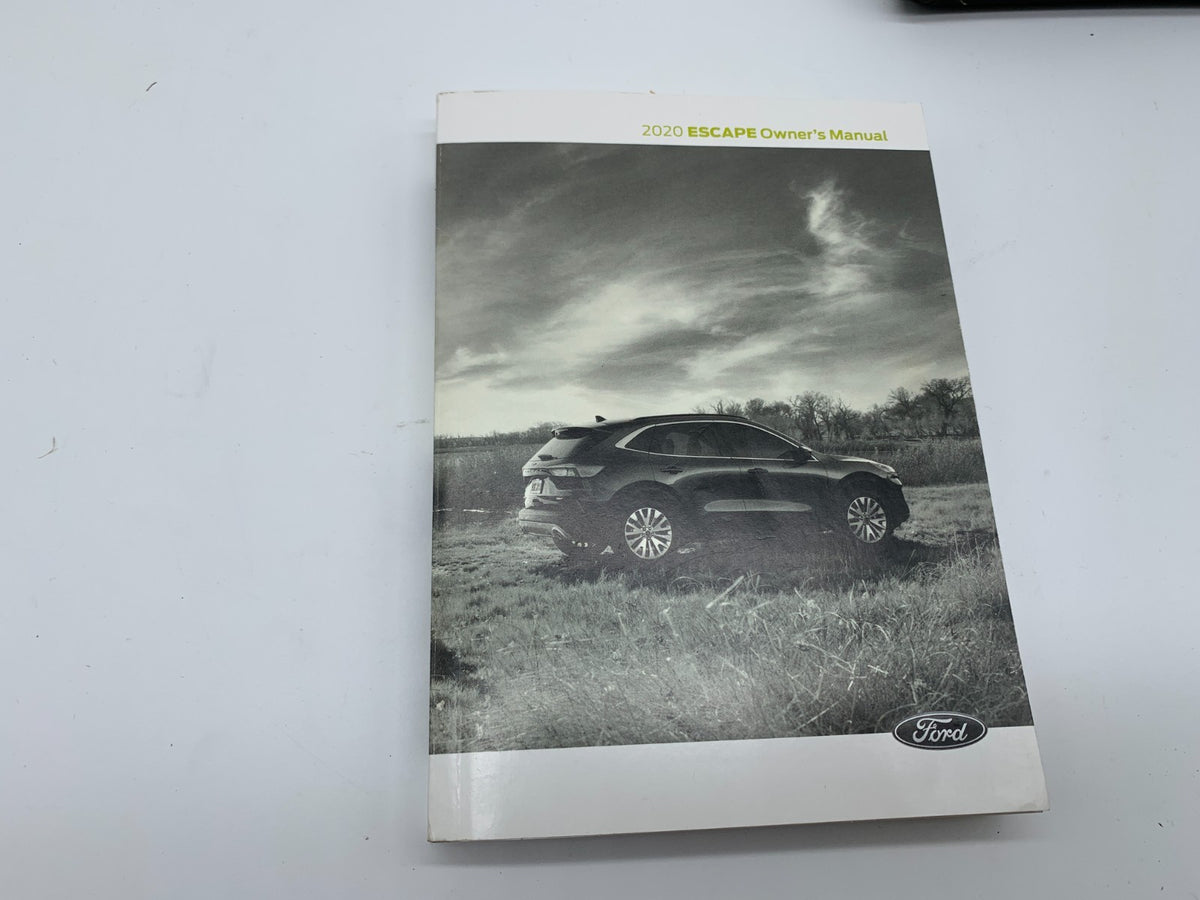 2020 Ford Escape Owners Manual Set with Case OEM B02B16005