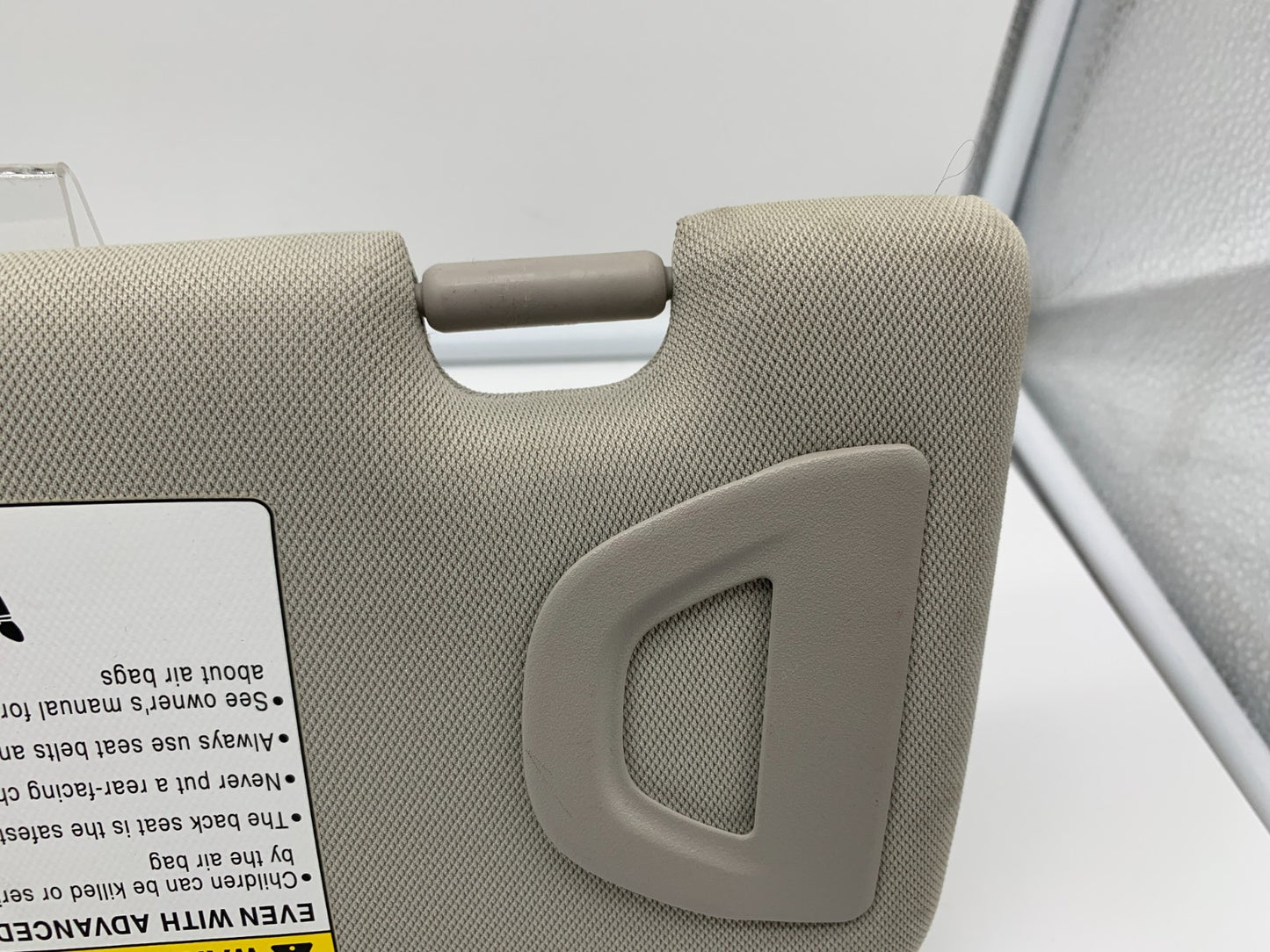 2014-2023 Infiniti Q50 Passenger Sun Visor Gray Illuminated OEM B04B21005