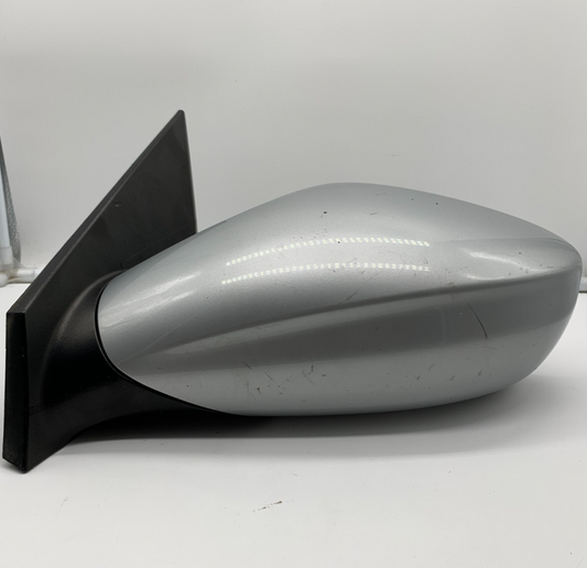 2011-2014 Hyundai Sonata Driver Side View Power Door Mirror Silver OEM B04B22037