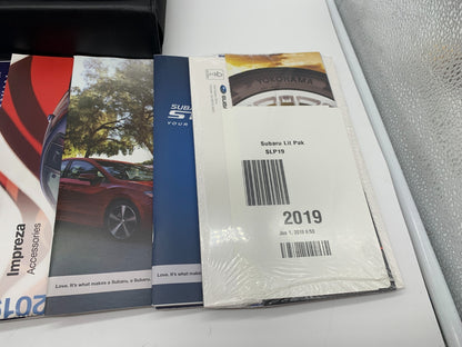 2019 Subaru Impreza Owners Manual Set with Case OEM D01B41075