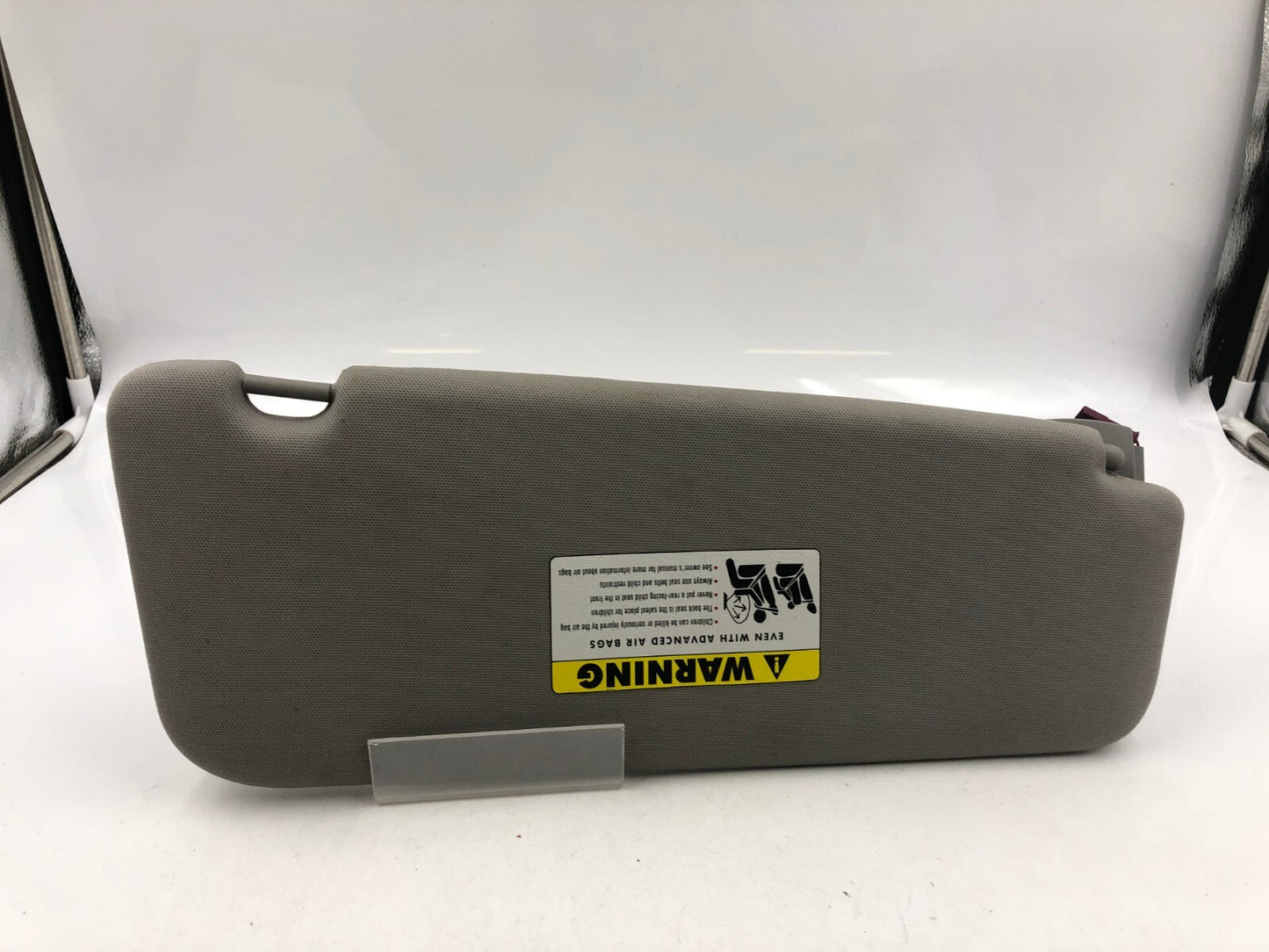 2008-2010 BMW 528i Driver Sun Visor Illuminated Gray OEM B01B16037