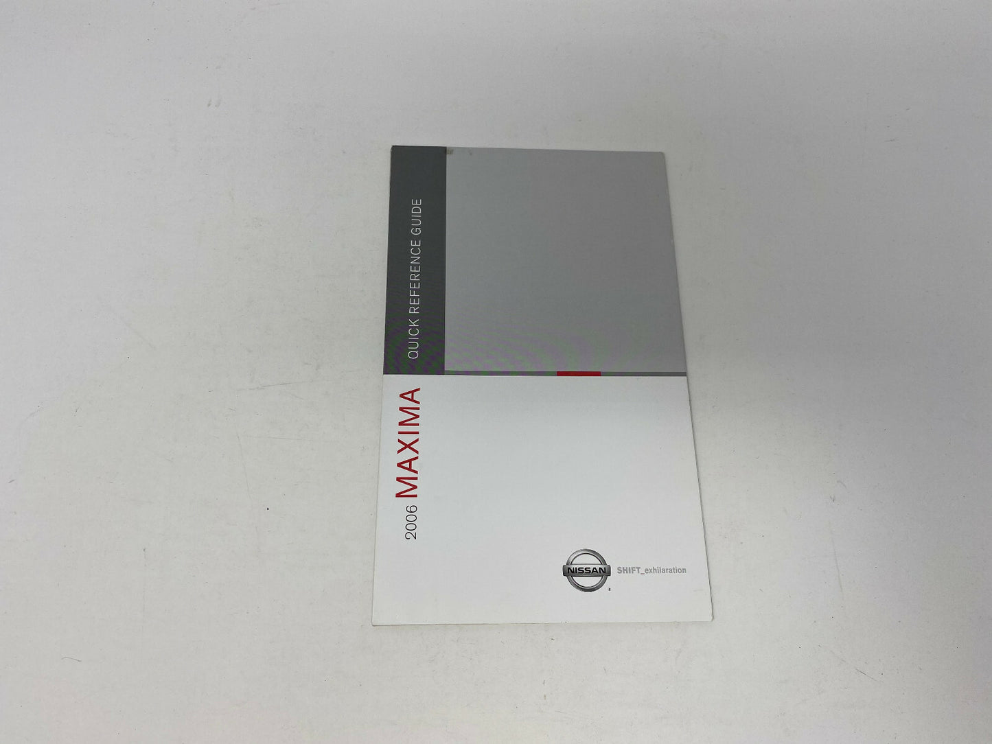 2006 Nissan Maxima Owners Manual Set with Case OEM A04B44076